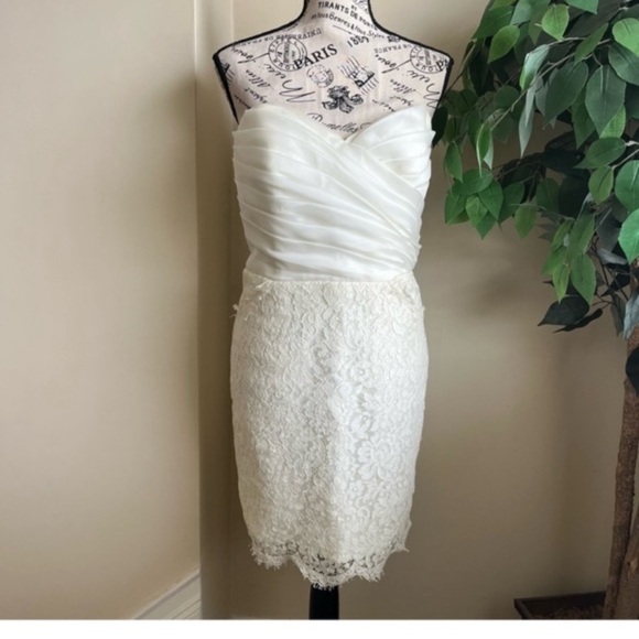 NOIR by Lazaro size 8 party / event dress medium strapless - Picture 2 of 5